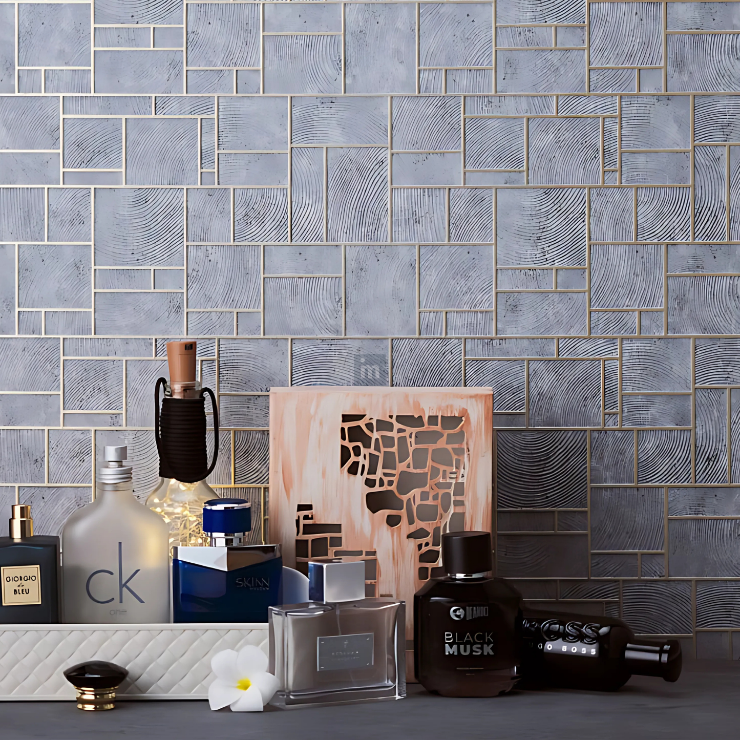 AB 84 - 8FT X 600MM X 4MM - CHARCO CHARM - DECORATIVE CHARCOAL PANELS