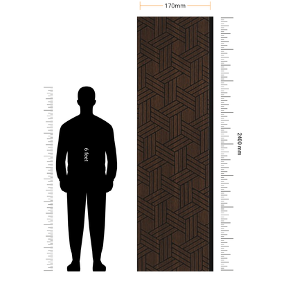 ALPHA - 13 / CISCON VOGUE COLLECTION / ALPHA-BETA SERIES / LOUVERS / 8 FT x 170MM