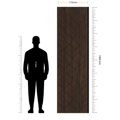 ALPHA- 19 / CISCON VOGUE COLLECTION / ALPHA-BETA SERIES / LOUVERS / 8 FT x 170MM