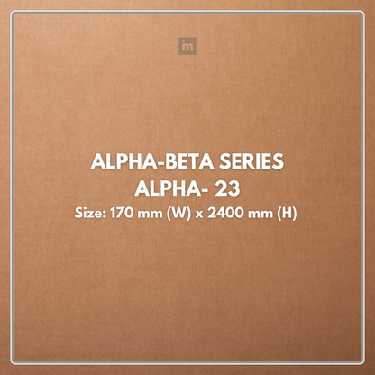 ALPHA- 23 / CISCON VOGUE COLLECTION / ALPHA-BETA SERIES / LOUVERS / 8 FT x 170MM