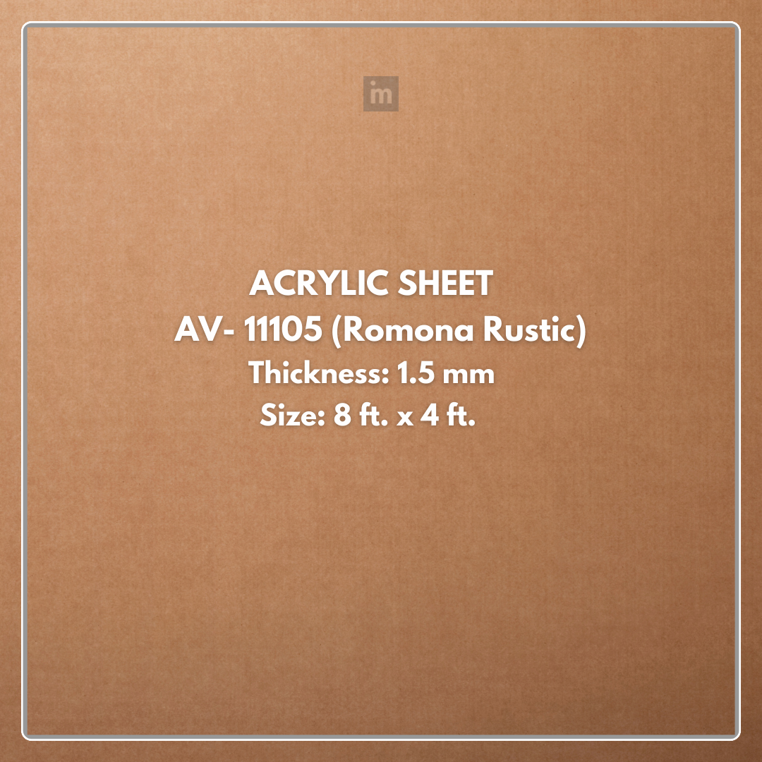 AV - 11105  - ROMAN RUSTIC - MARMO ITALIANO - 2440MM X 1220MM (8FT X 4FT) - 1.5MM - 6H ANTI SCRATCH ACRYLIC SHEET