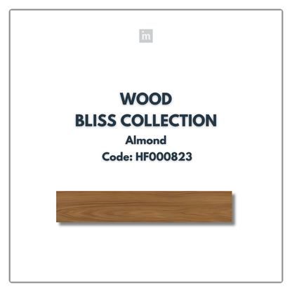AC: HF000823 - ALMOND - WOOD - BLISS COLLECTION - 8.86INCH X 48.03INCH X 4MM - CLICK N LOCK TILES - WELSPUN FLOORING