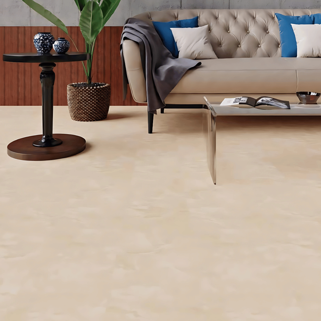 AC: HF001017 - AMBROSIA CREAM - STONE - EDEN COLLECTION -  CLICK N LOCK TILES - WELSPUN FLOORING