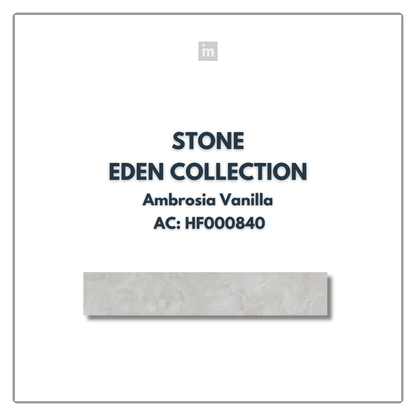 AC: HF000840 - AMBROSIA VANILLA - STONE - EDEN COLLECTION -  CLICK N LOCK TILES - WELSPUN FLOORING