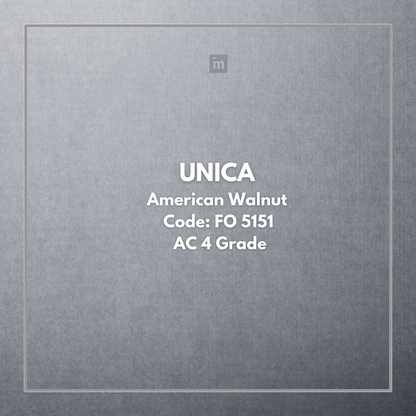 FO 5151 - AMERICAN WALNUT - UNICA CLASS 32 - AC4 1216MM X 196MM X 8MM - OIL MATT - FLOORWALK  - LAMINATE WOODEN FLOORING