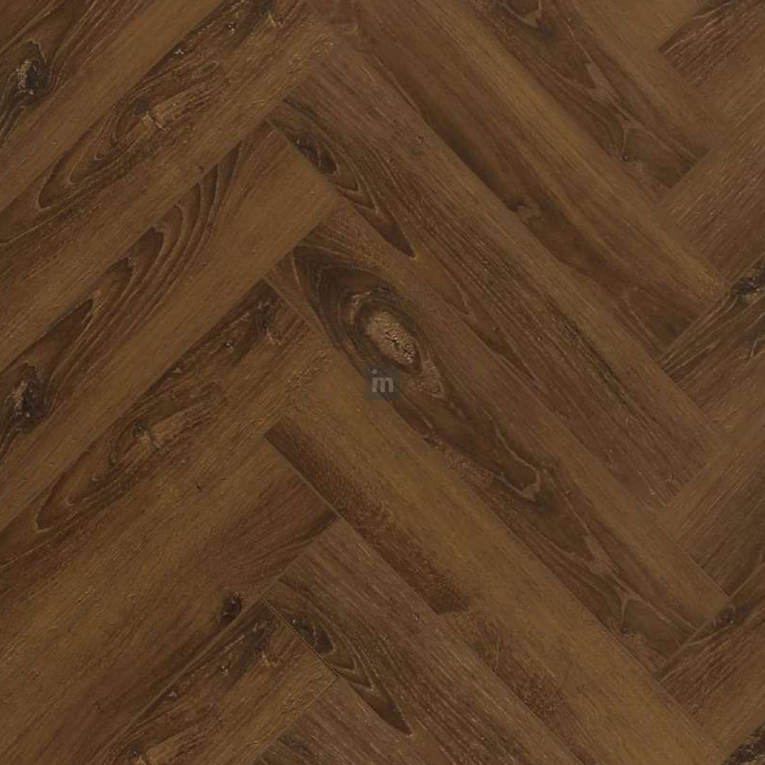 235 - ANGEL JASPER - AC5  470MM X 95MM X 12MM - HERRINGBONE COLLECTION - REAL WOOD - MATT SURFACE - LAMINATE FLOORING