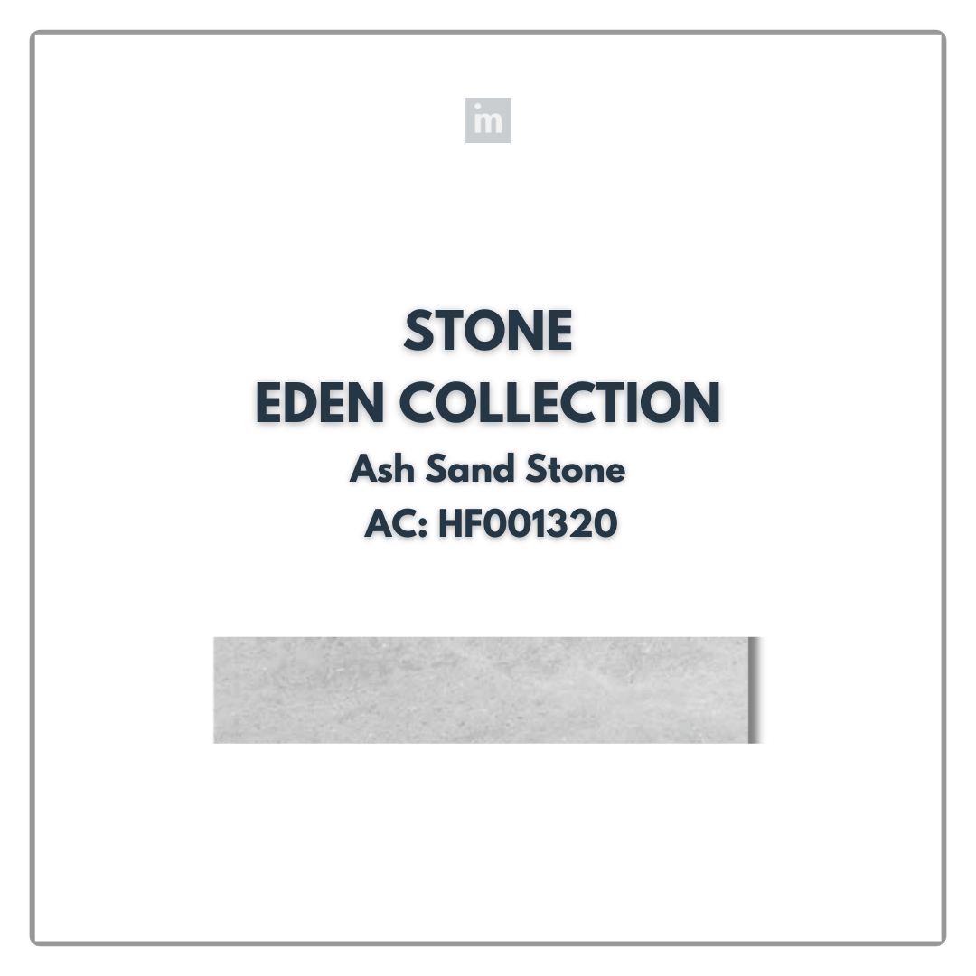 AC: HF001320 - ASH SAND STONE - STONE - EDEN COLLECTION -  CLICK N LOCK TILES - WELSPUN FLOORING