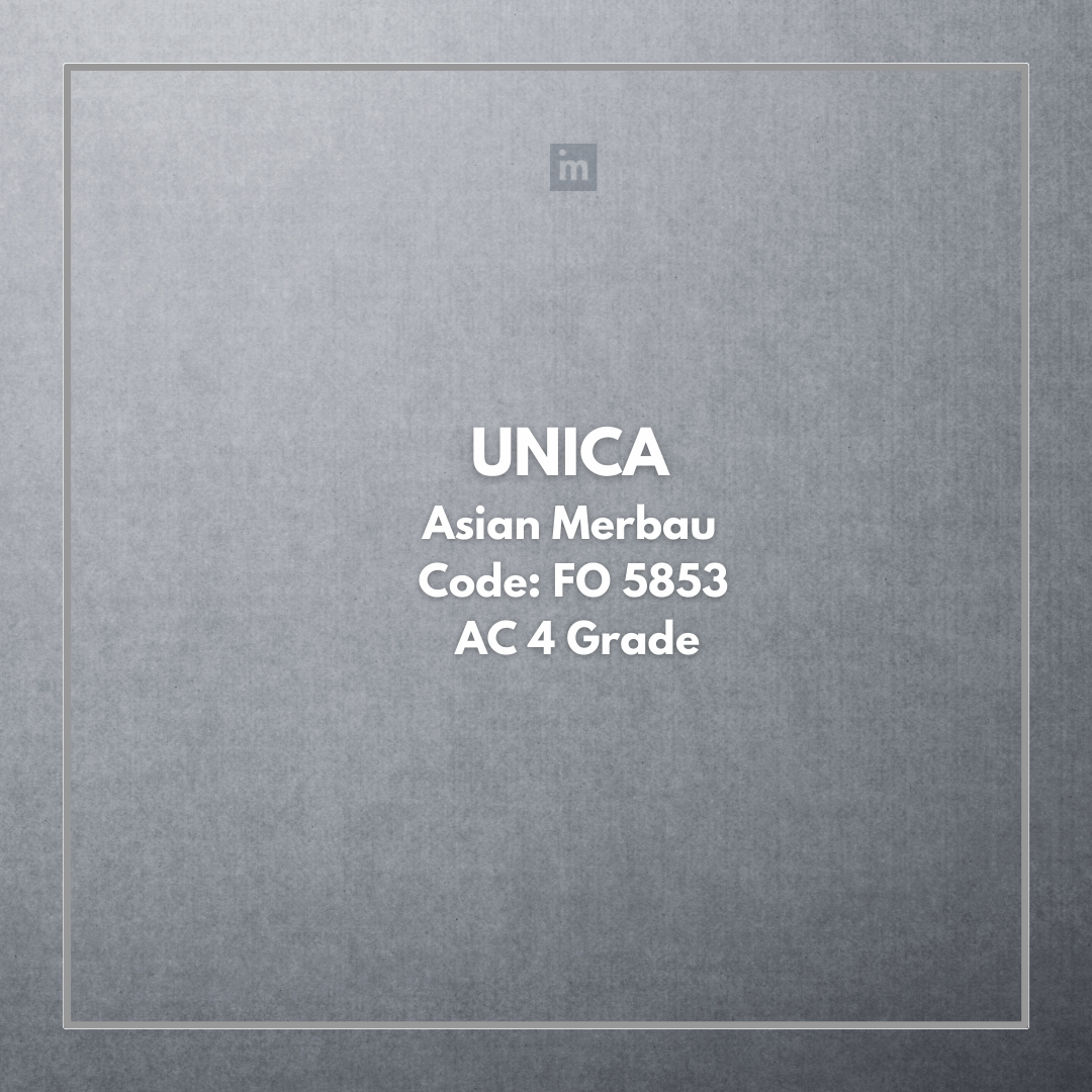 FO 5853 - ASIAN MERBAU - UNICA CLASS 32 - AC4 1216MM X 196MM X 8MM - OIL MATT - FLOORWALK  - LAMINATE WOODEN FLOORING