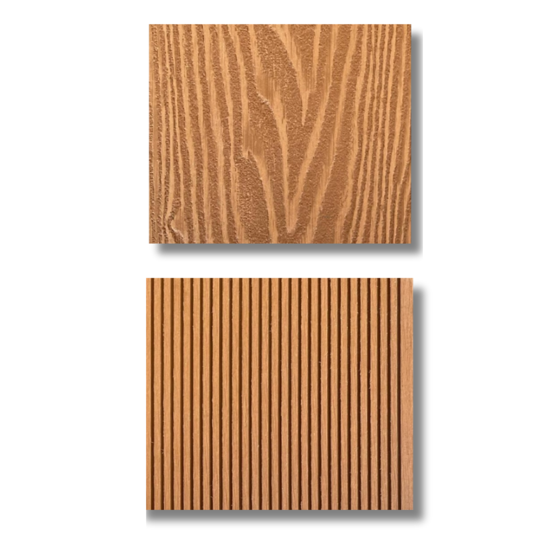 ASIAN TEAK 3D - WPC 3D EMBOSSED DECKING PLANK - FLOORWALK  - LAMINATE FLOORING