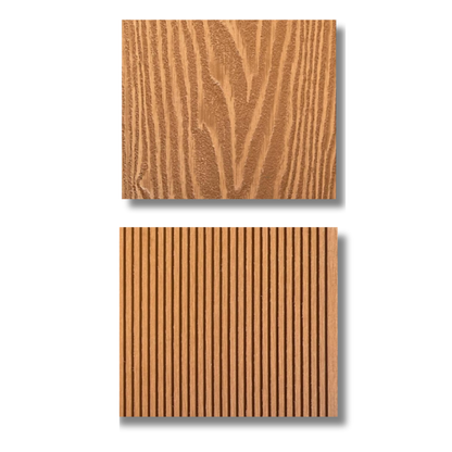 ASIAN TEAK 3D - WPC 3D EMBOSSED DECKING PLANK - FLOORWALK  - LAMINATE FLOORING