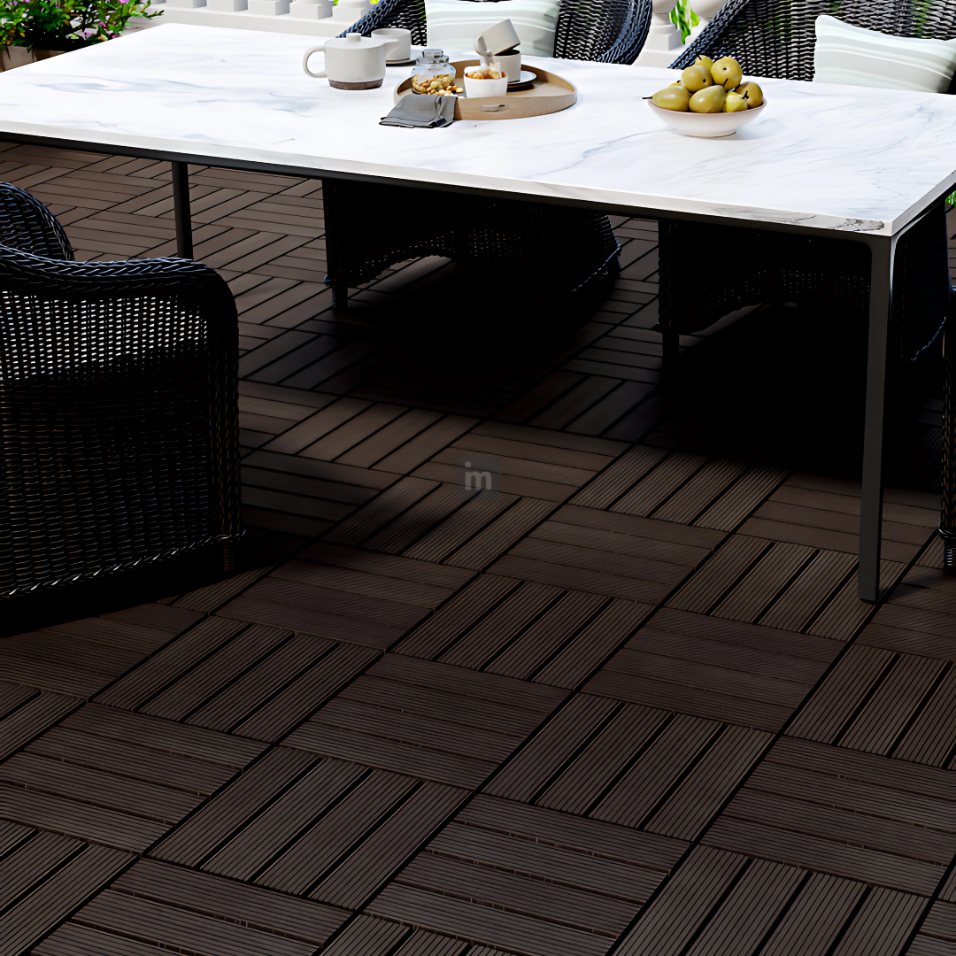 ASH GREY - WPC TILES - FLOORWALK  - LAMINATE FLOORING