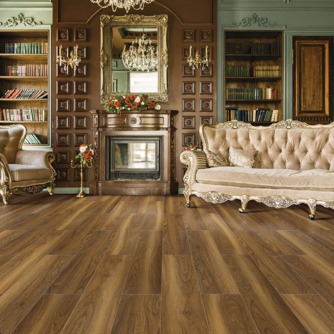 654 - BARLEY OAK - AC5 1217MM X 197MM X 12MM - RADIANT - LAMINATE WOODEN FLOORING
