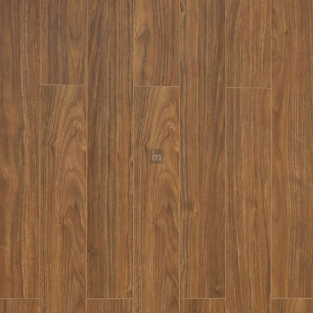 382 - BERGAMO WALNUT - AC5 1215MM X 128MM X 8MM - ELEVATE LUXURIOUS WALNUT SHADES  - LAMINATE WOODEN  FLOORING