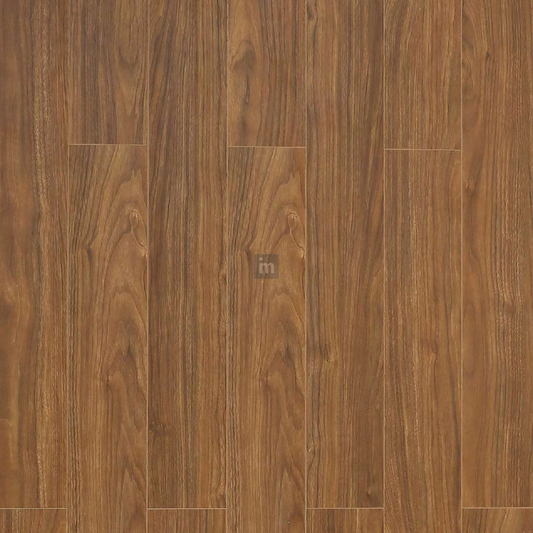 382 - BERGAMO WALNUT - AC5 1215MM X 128MM X 8MM - ELEVATE LUXURIOUS WALNUT SHADES  - LAMINATE WOODEN  FLOORING