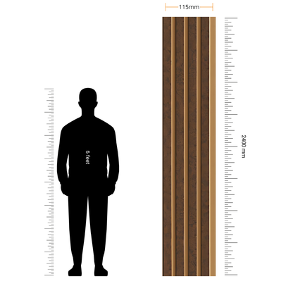 BETA - 14 / CISCON VOGUE COLLECTION / ALPHA-BETA SERIES / LOUVERS / 8 FT x 115MM