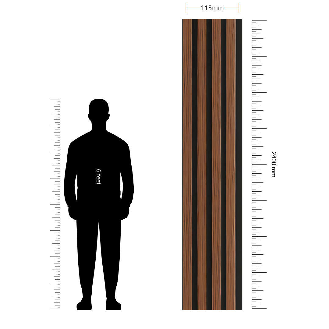 BETA - 16 / CISCON VOGUE COLLECTION / ALPHA-BETA SERIES / LOUVERS / 8 FT x 115MM