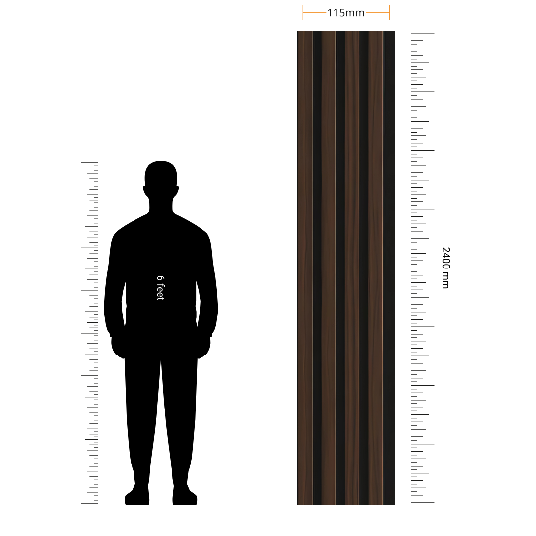 BETA- 17 / CISCON VOGUE COLLECTION / ALPHA-BETA SERIES / LOUVERS / 8 FT x 115MM