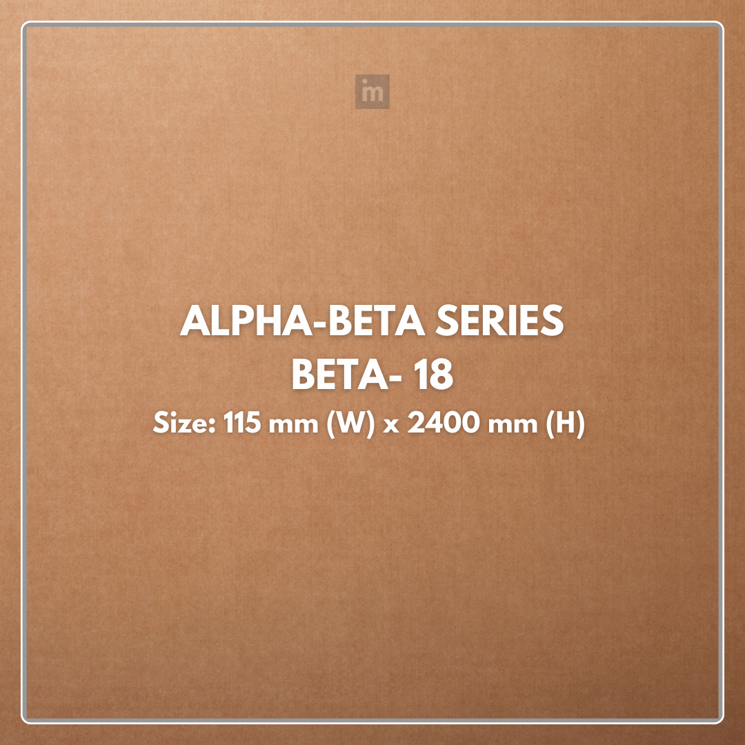 BETA- 18 / CISCON VOGUE COLLECTION / ALPHA-BETA SERIES / LOUVERS / 8 FT x 115MM