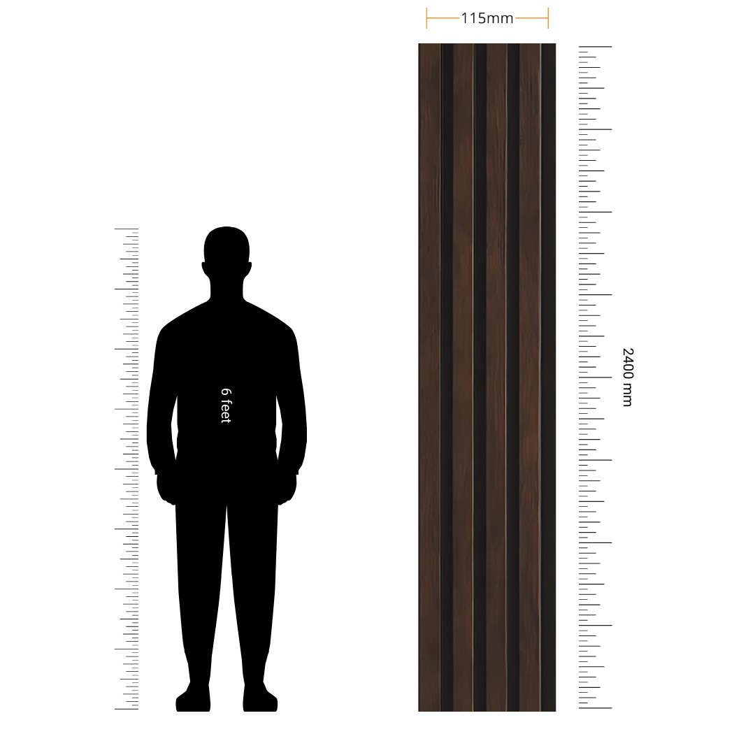 BETA- 19 / CISCON VOGUE COLLECTION / ALPHA-BETA SERIES / LOUVERS / 8 FT x 115MM