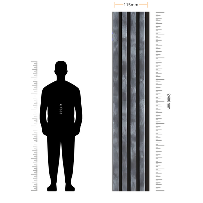 BETA- 20 / CISCON VOGUE COLLECTION / ALPHA-BETA SERIES / LOUVERS / 8 FT x 115MM