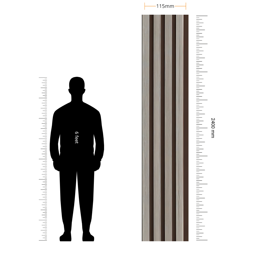 BETA- 21 / CISCON VOGUE COLLECTION / ALPHA-BETA SERIES / LOUVERS / 8 FT x 115MM