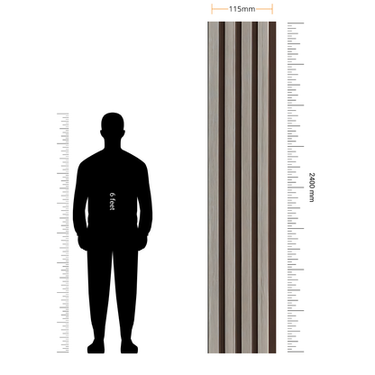 BETA- 21 / CISCON VOGUE COLLECTION / ALPHA-BETA SERIES / LOUVERS / 8 FT x 115MM