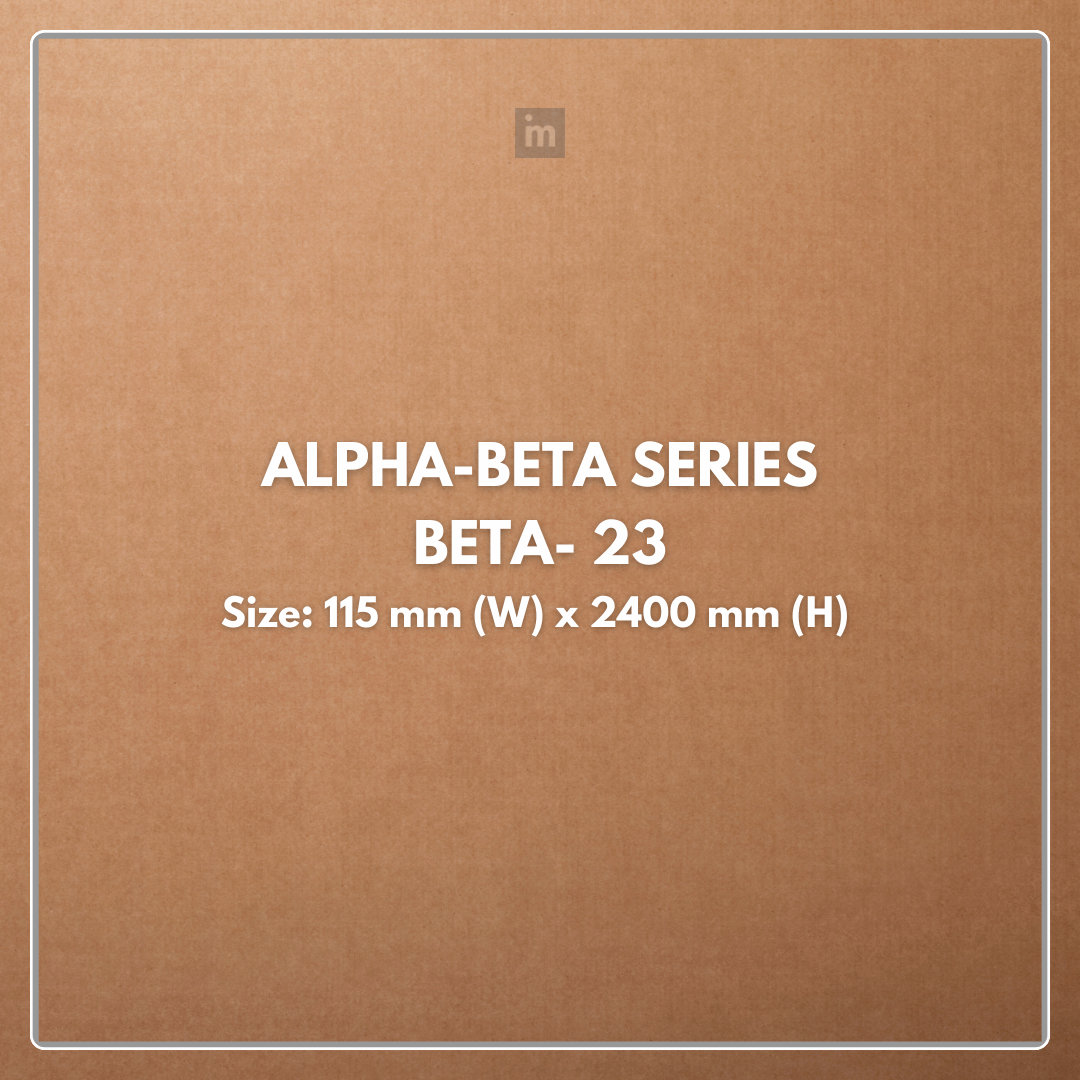 BETA- 23 / CISCON VOGUE COLLECTION / ALPHA-BETA SERIES / LOUVERS / 8 FT x 115MM