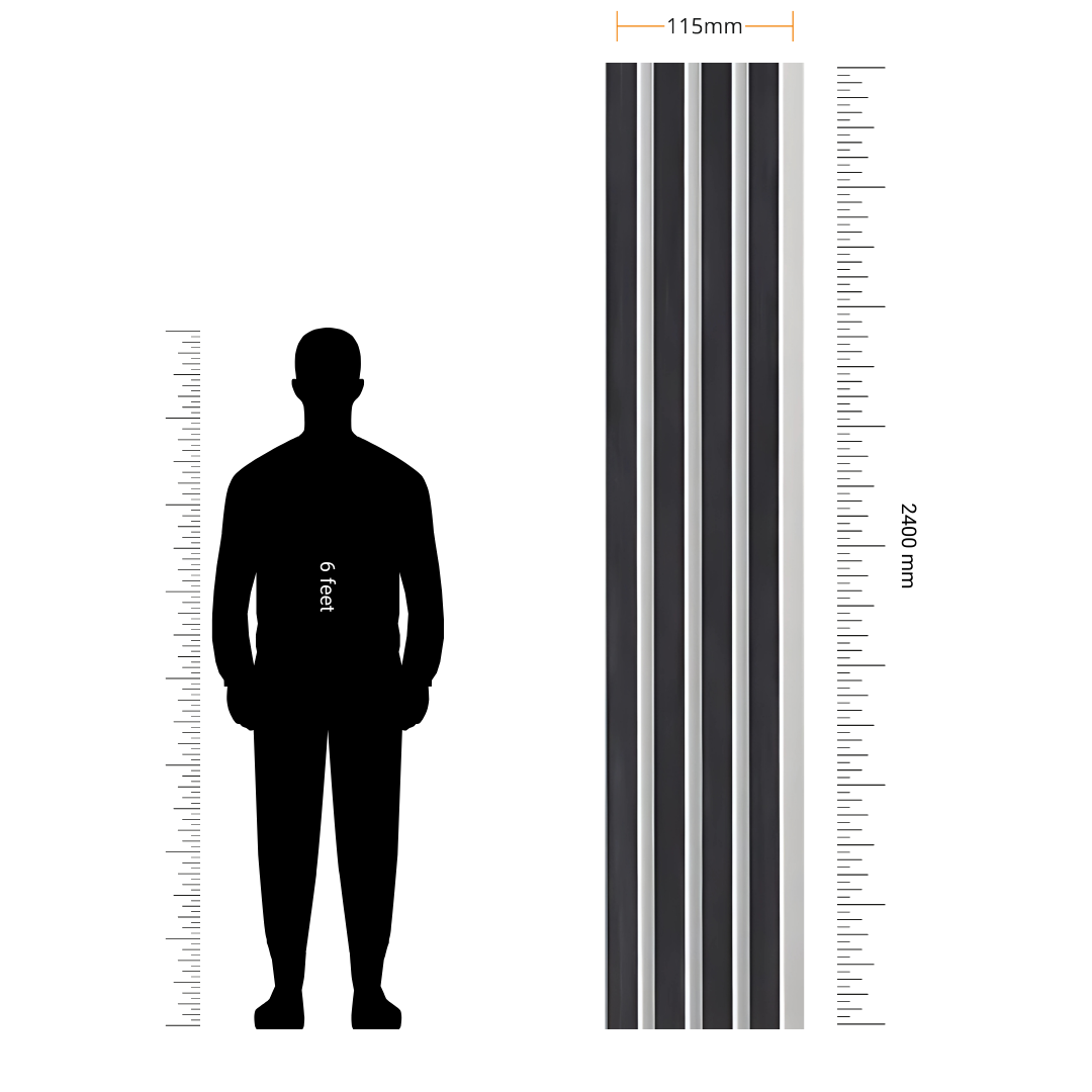 BETA- 24 / CISCON VOGUE COLLECTION / ALPHA-BETA SERIES / LOUVERS / 8 FT x 115MM