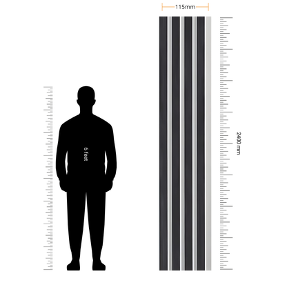 BETA- 24 / CISCON VOGUE COLLECTION / ALPHA-BETA SERIES / LOUVERS / 8 FT x 115MM