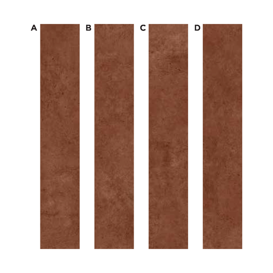 AC: HF001328 - BAKED TERRACOTTA - STONE - EDEN COLLECTION -  CLICK N LOCK TILES - WELSPUN FLOORING