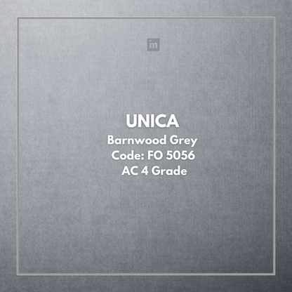 FO 5056 - BARNWOOD GREY - UNICA CLASS 32 - AC4 1216MM X 196MM X 8MM - OIL MATT - FLOORWALK  - LAMINATE WOODEN FLOORING