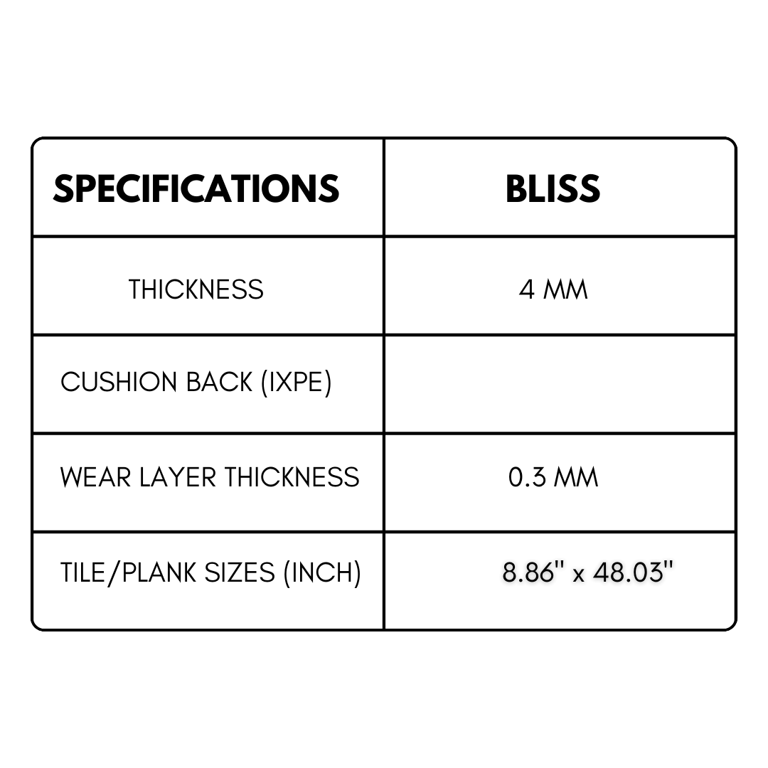 AC: HF000837 - CAMBREY GREY- STONE - BLISS COLLECTION - 8.86INCH X 48.03INCH X 4MM - CLICK N LOCK TILES - WELSPUN FLOORING