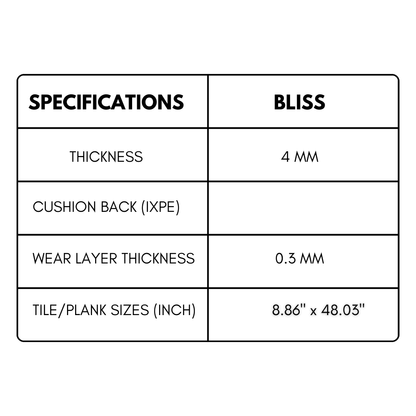 AC: HF000837 - CAMBREY GREY- STONE - BLISS COLLECTION - 8.86INCH X 48.03INCH X 4MM - CLICK N LOCK TILES - WELSPUN FLOORING