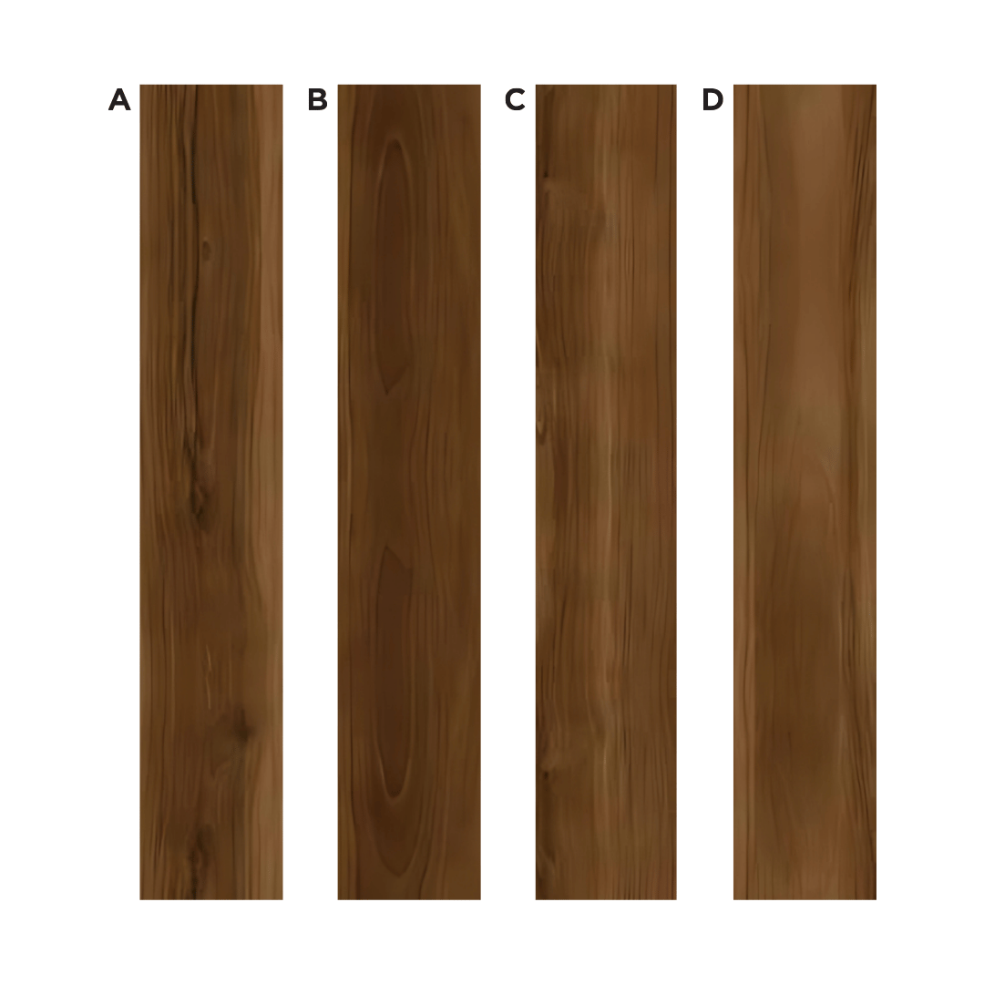 AC: HF001134 - BROWN ELM - WOOD - BLISS COLLECTION - 8.86INCH X 48.03INCH X 4MM - CLICK N LOCK TILES - WELSPUN FLOORING
