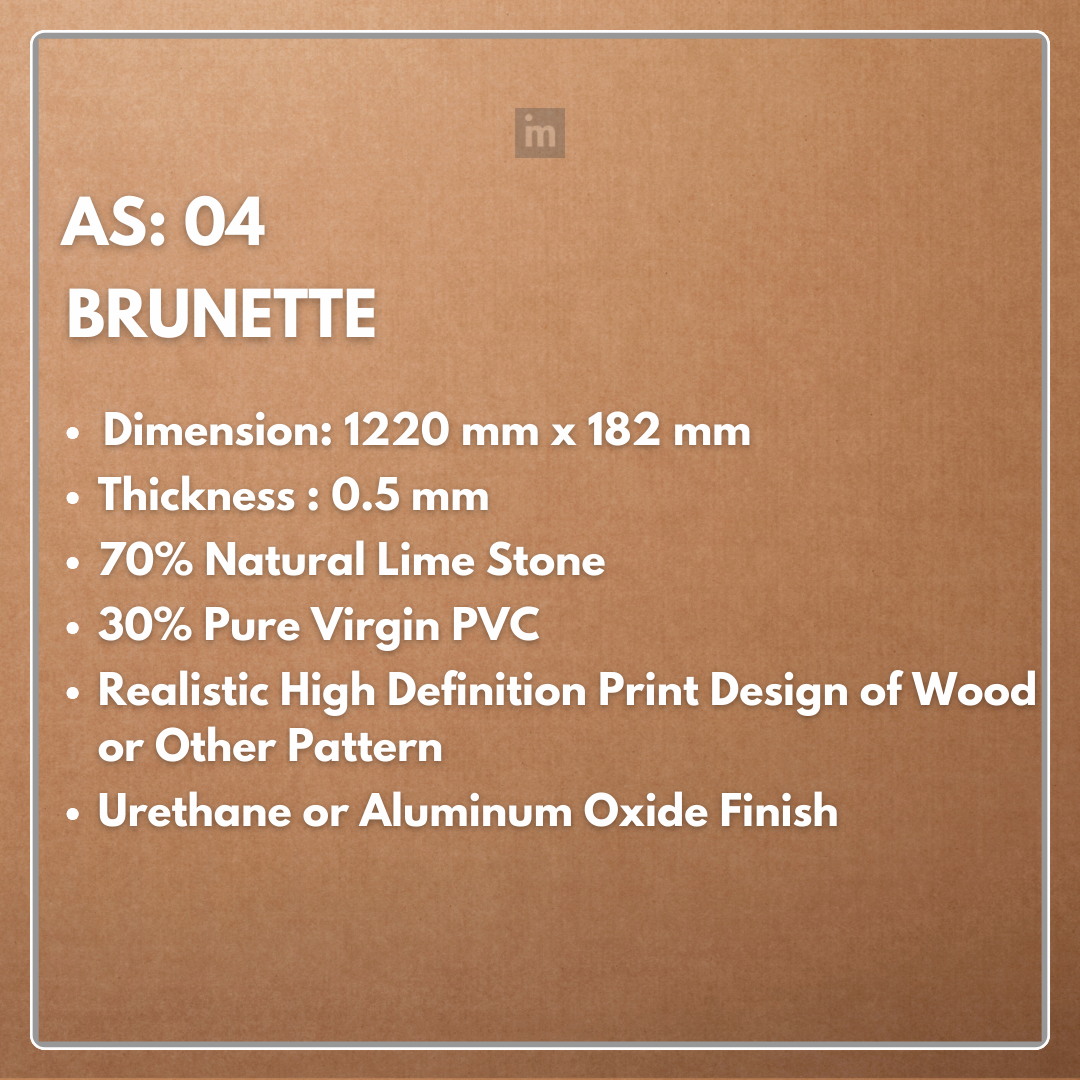 AS - 04 - BRUNETTE  - SPC FLOORING