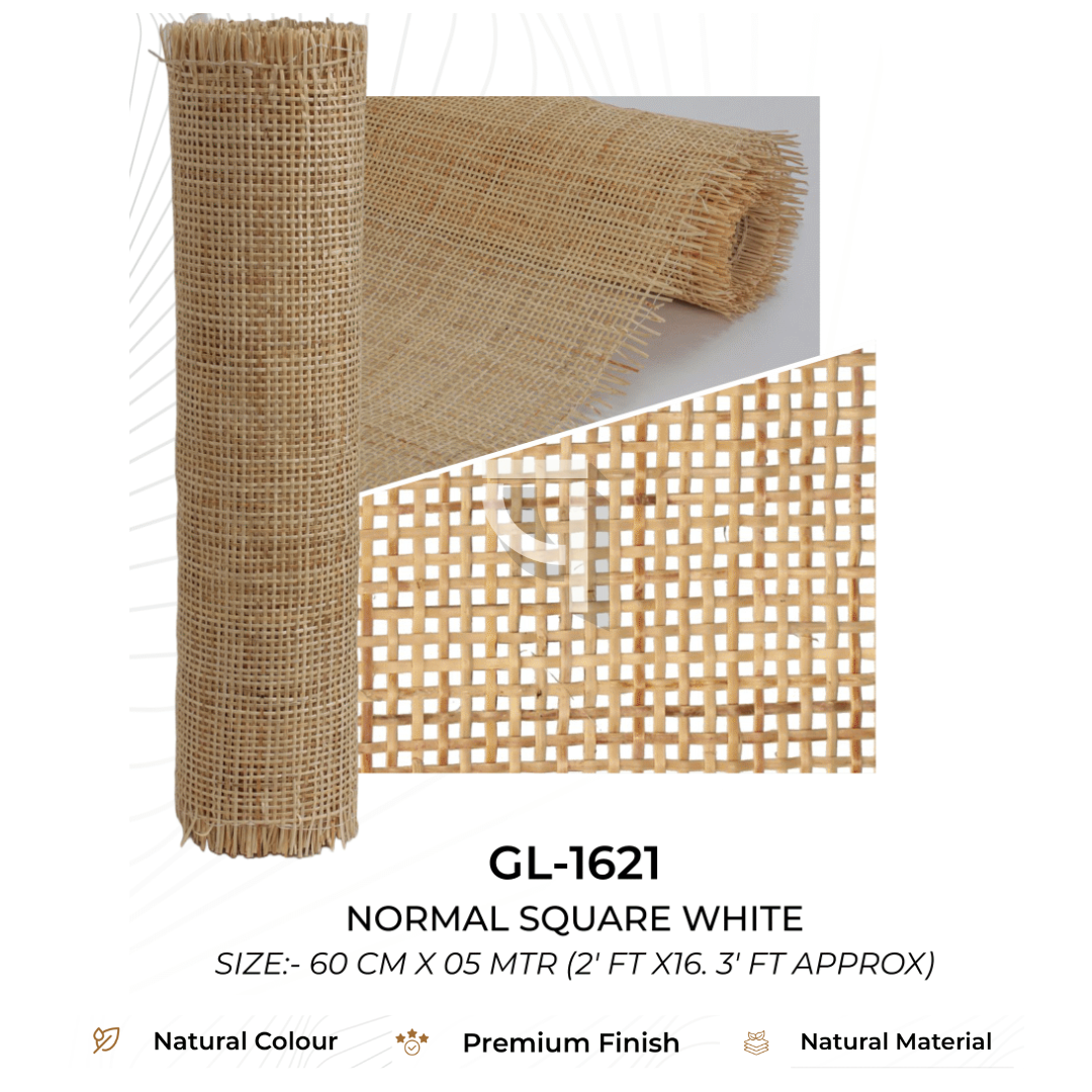 GL-1621 NATURAL RATTEN CANE - 2FT WIDTH X 16.3FT LENGTH