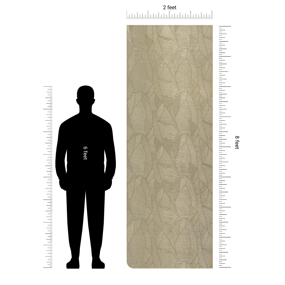 CH - 1017 PR - 2 FT X 8 FT - DECORATIVE CHARCOAL PANELS - CHARCOLITE