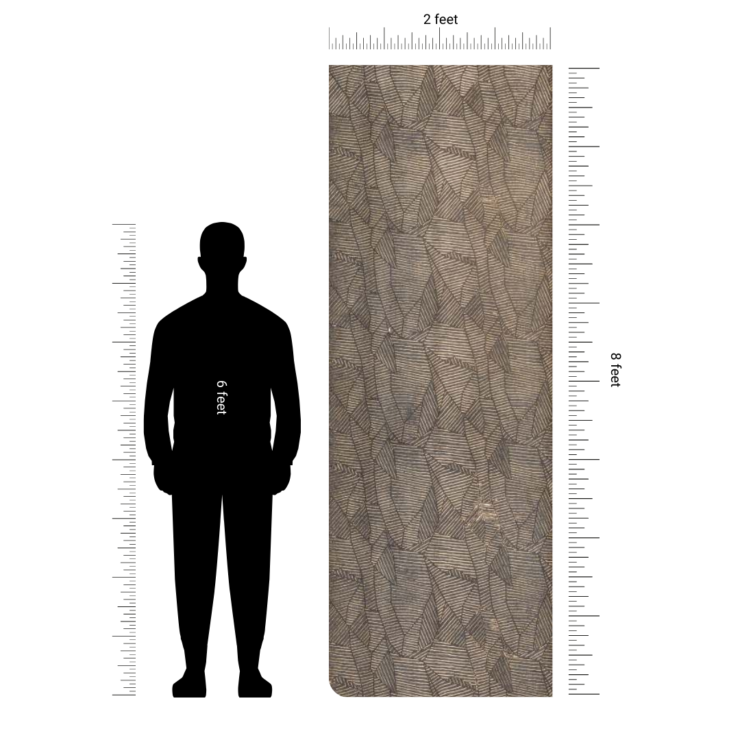 CH - 1020 PR - 2 FT X 8 FT - DECORATIVE CHARCOAL PANELS - CHARCOLITE