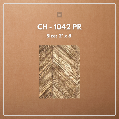 CH - 1042 PR - 2 FT X 8 FT - DECORATIVE CHARCOAL PANELS - CHARCOLITE