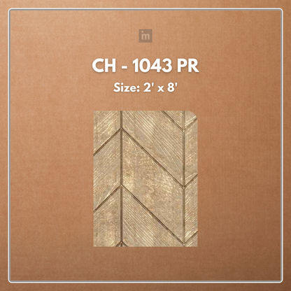 CH - 1043 PR - 2 FT X 8 FT - DECORATIVE CHARCOAL PANELS - CHARCOLITE