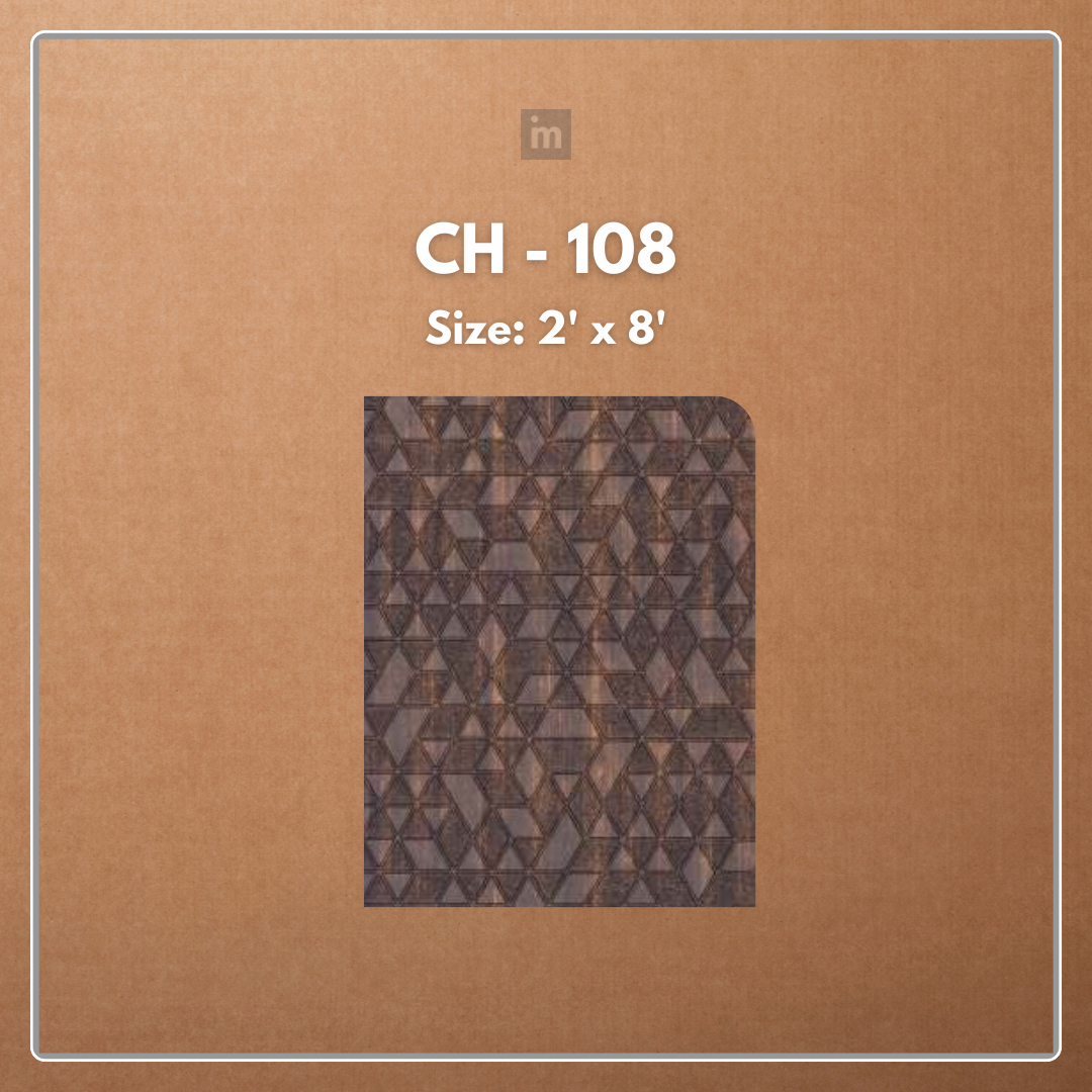 CH - 108 - 2 FT X 8 FT - DECORATIVE CHARCOAL PANELS - CHARCOLITE