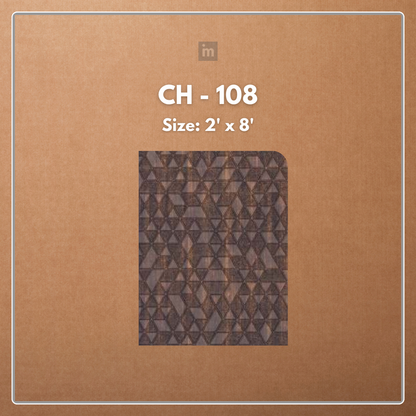 CH - 108 - 2 FT X 8 FT - DECORATIVE CHARCOAL PANELS - CHARCOLITE