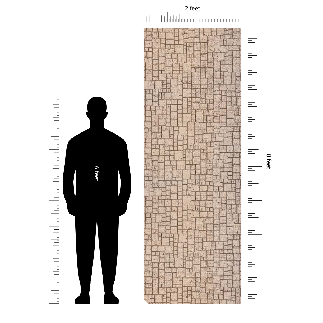 CH - 113 - 2 FT X 8 FT - DECORATIVE CHARCOAL PANELS - CHARCOLITE