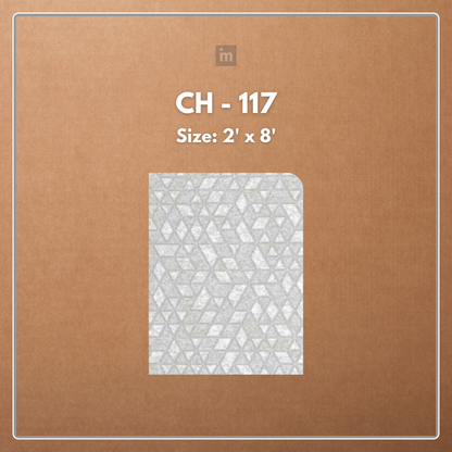 CH - 117 - 2 FT X 8 FT - DECORATIVE CHARCOAL PANELS - CHARCOLITE