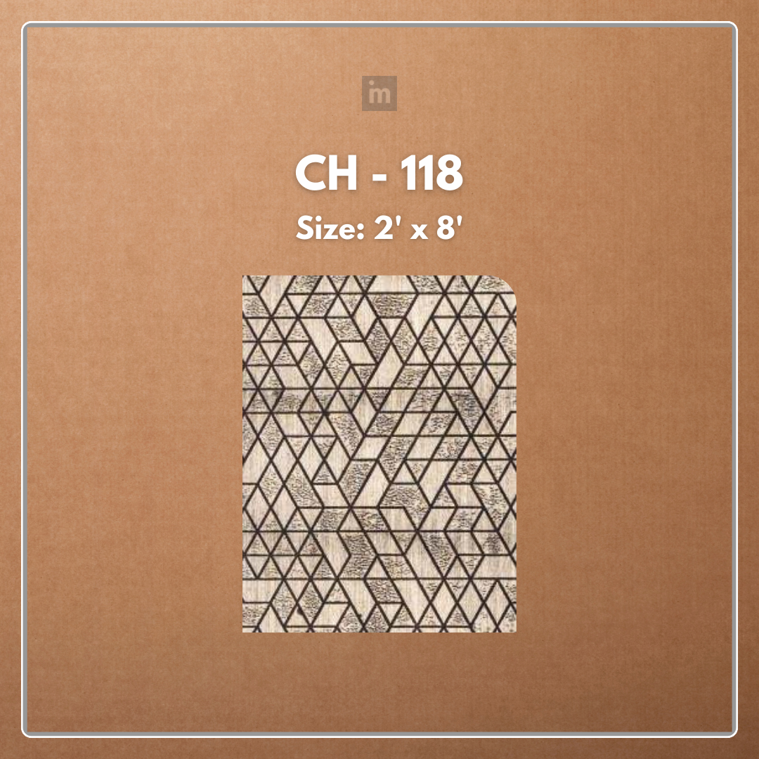 CH - 118 - 2 FT X 8 FT - DECORATIVE CHARCOAL PANELS - CHARCOLITE