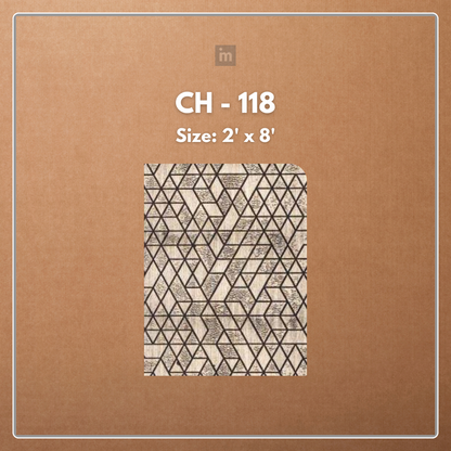 CH - 118 - 2 FT X 8 FT - DECORATIVE CHARCOAL PANELS - CHARCOLITE