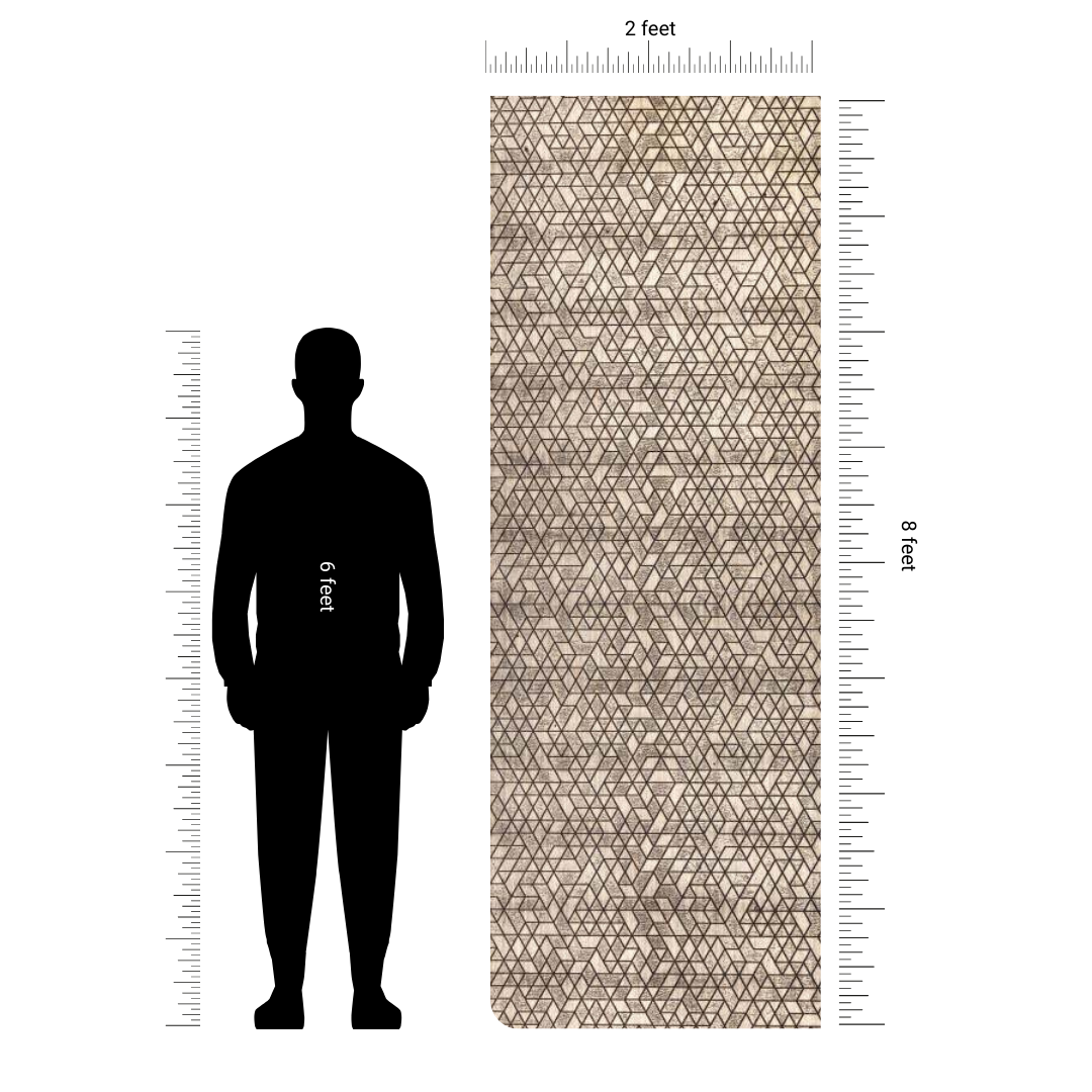 CH - 118 - 2 FT X 8 FT - DECORATIVE CHARCOAL PANELS - CHARCOLITE