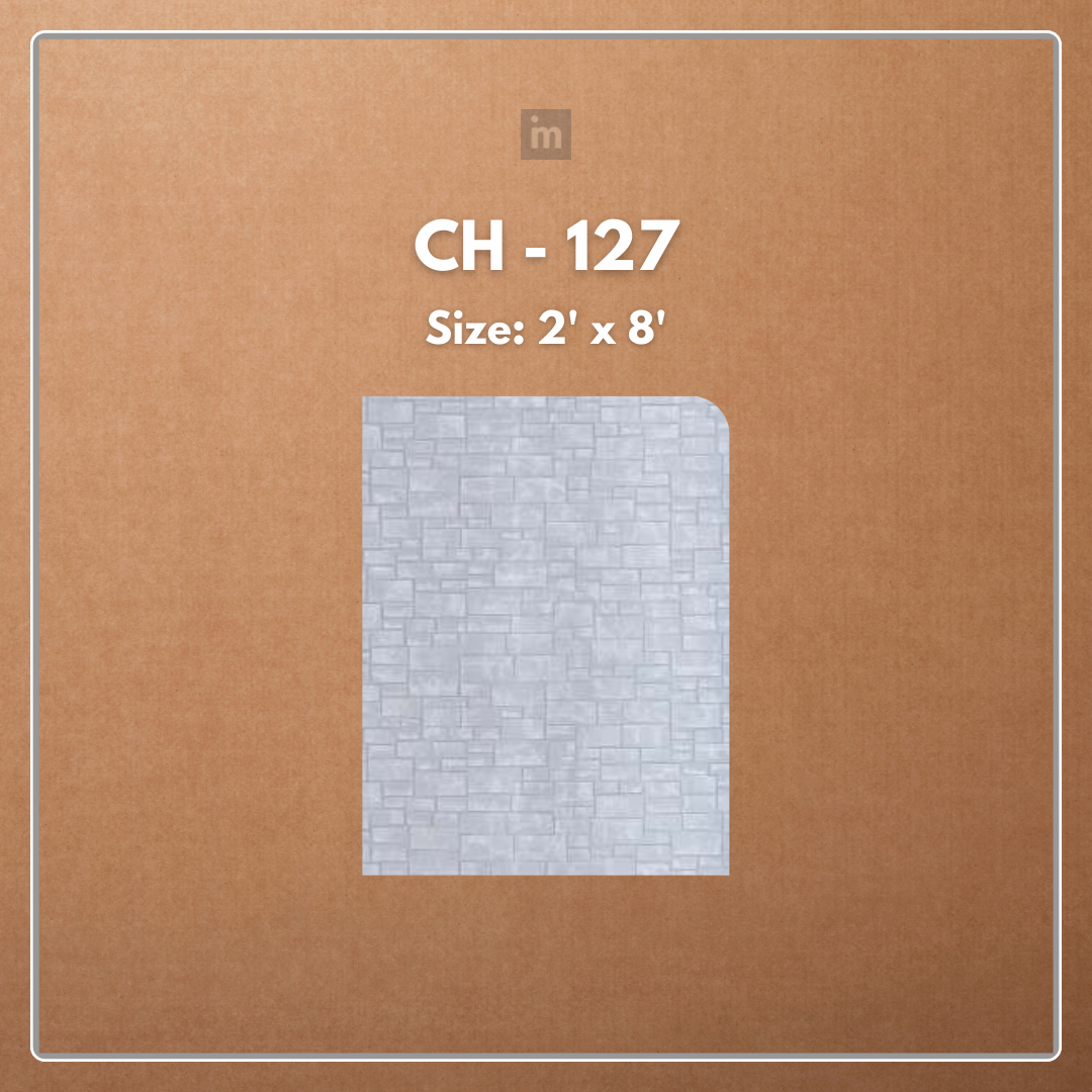 CH - 127 - 2 FT X 8 FT - DECORATIVE CHARCOAL PANELS - CHARCOLITE