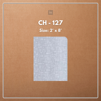 CH - 127 - 2 FT X 8 FT - DECORATIVE CHARCOAL PANELS - CHARCOLITE