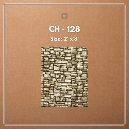 CH - 128 - 2 FT X 8 FT - DECORATIVE CHARCOAL PANELS - CHARCOLITE